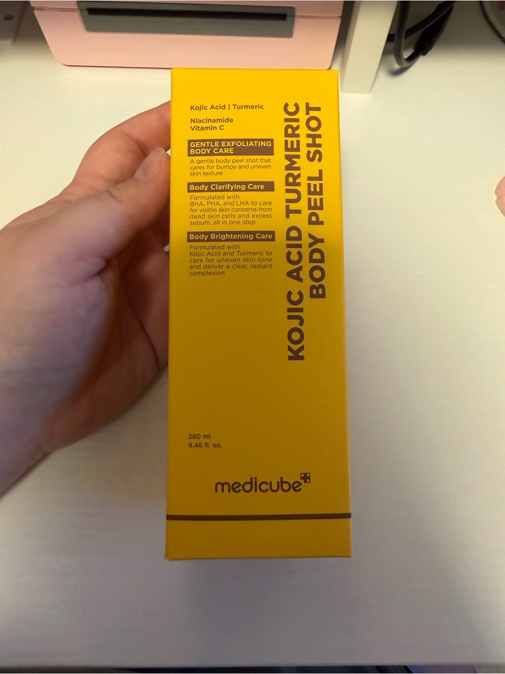 Medicube Kojic Acid Turmeric Body Peel Shot